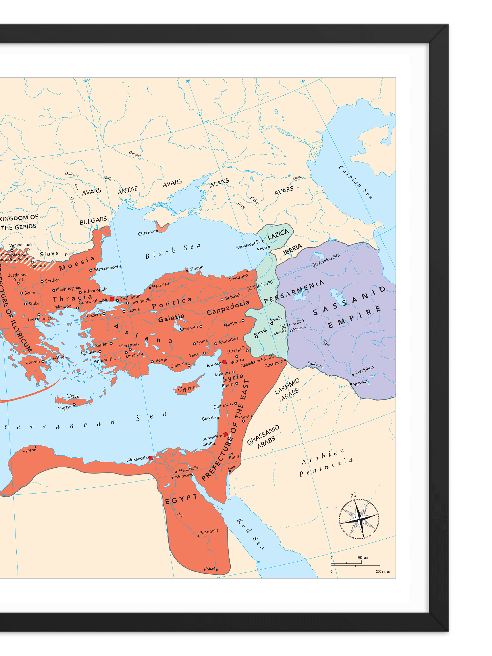 Empire of Justinian - Framed Poster product image (3)