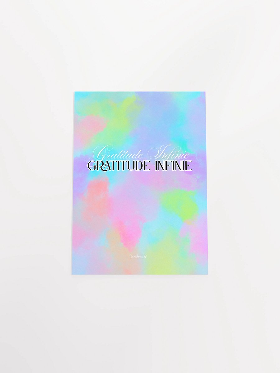 Poster Pastel Nuances de Lumière - Gratitude Infinie - Cadeau Inspirant product image (7)