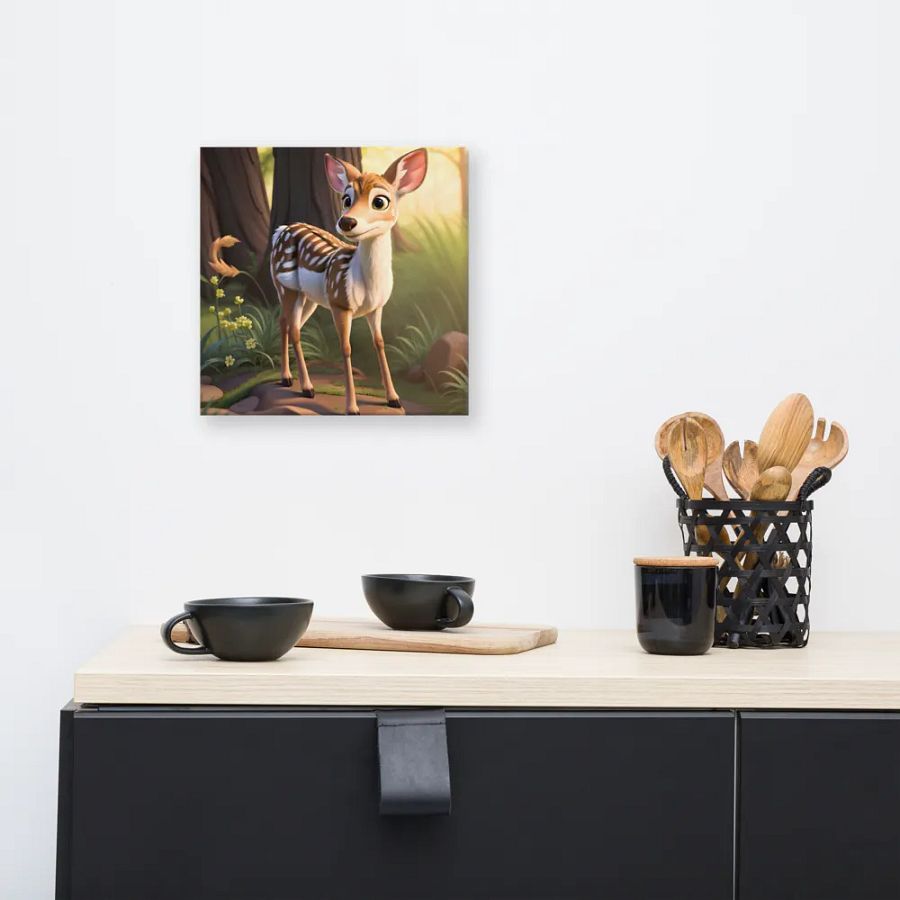 Endangered Species - Mexico - White Tailed Deer Canvas Art product image (8)