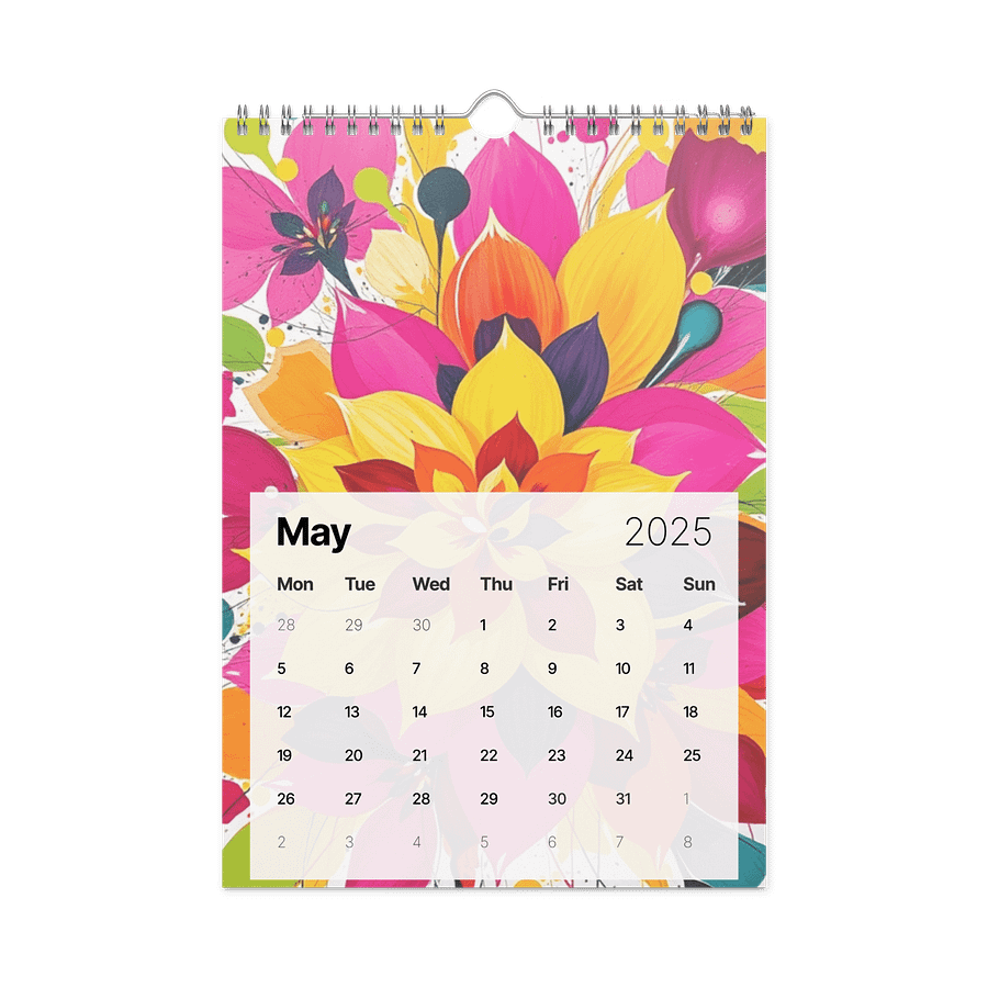 ART ABSTRACT WALL CALENDAR 2026 product image (10)