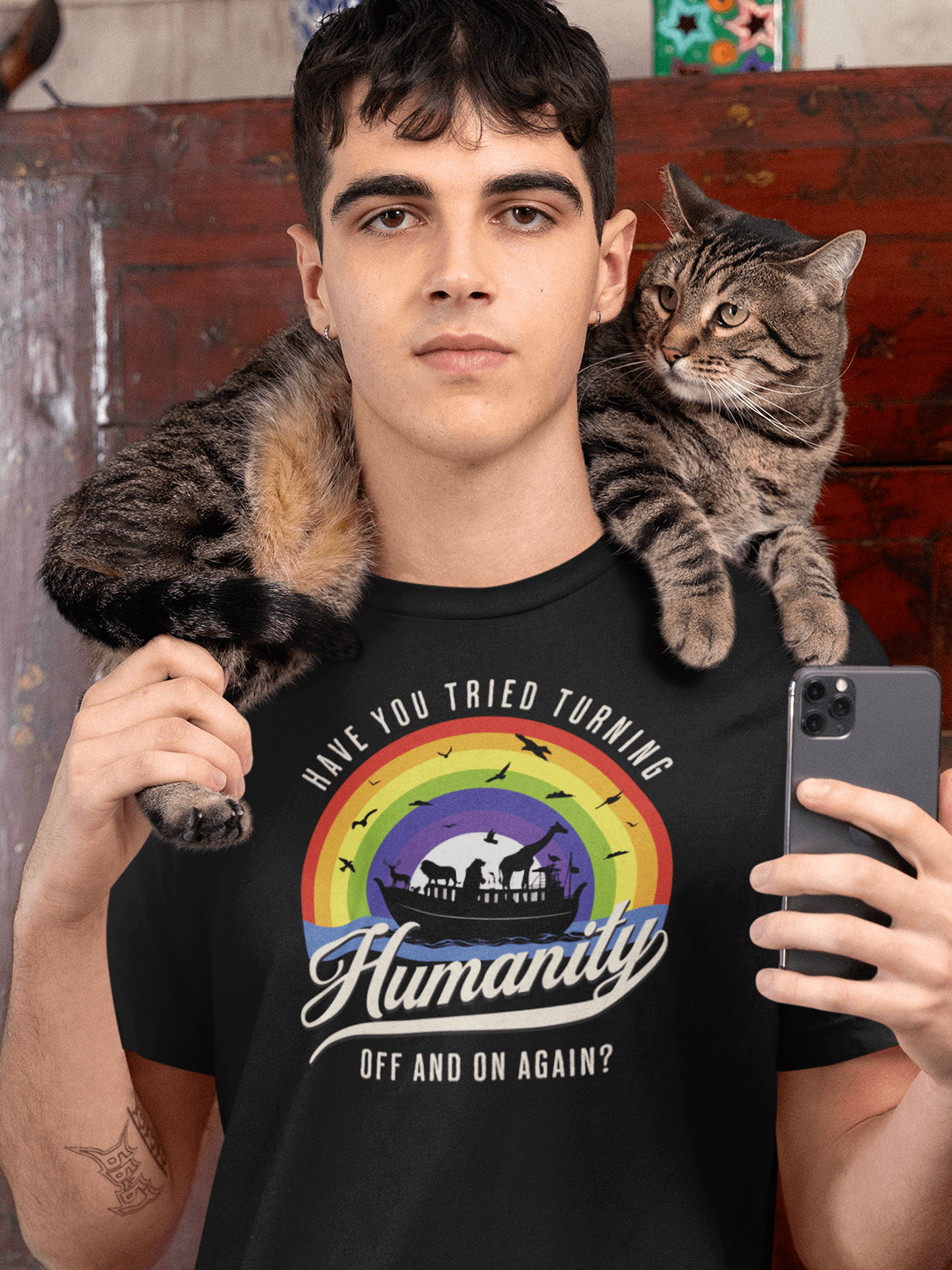 Turning Humanity Off and On T-Shirt - Unisex Fit product image (1)