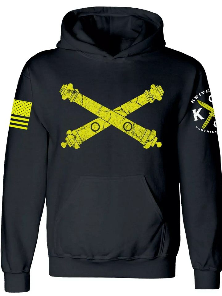Artillery Hooded Sweatshirt I Patriot I Veteran I King of Battle I Army product image (1)