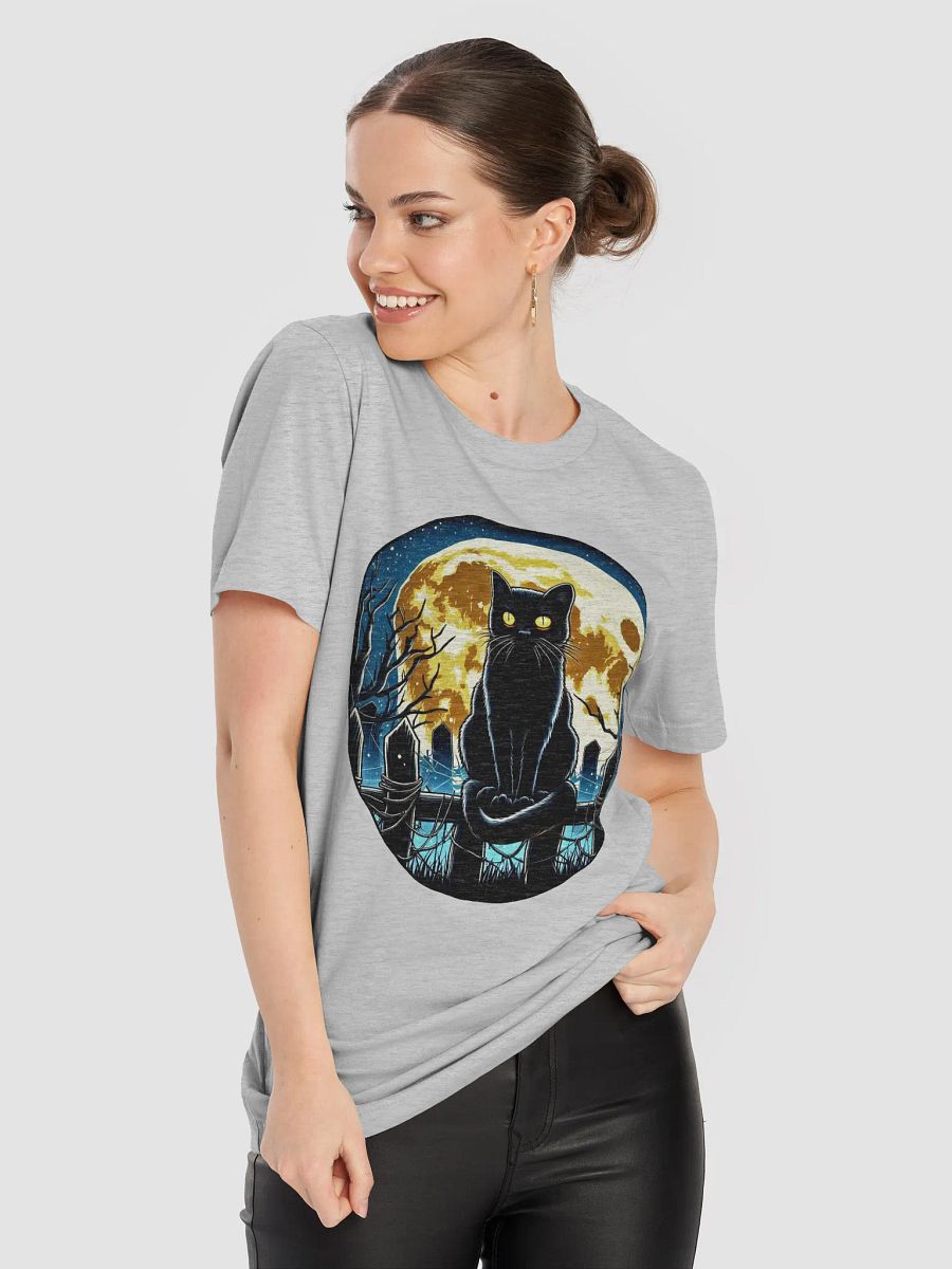 Mystical Moonlight Cat T-Shirt product image (43)