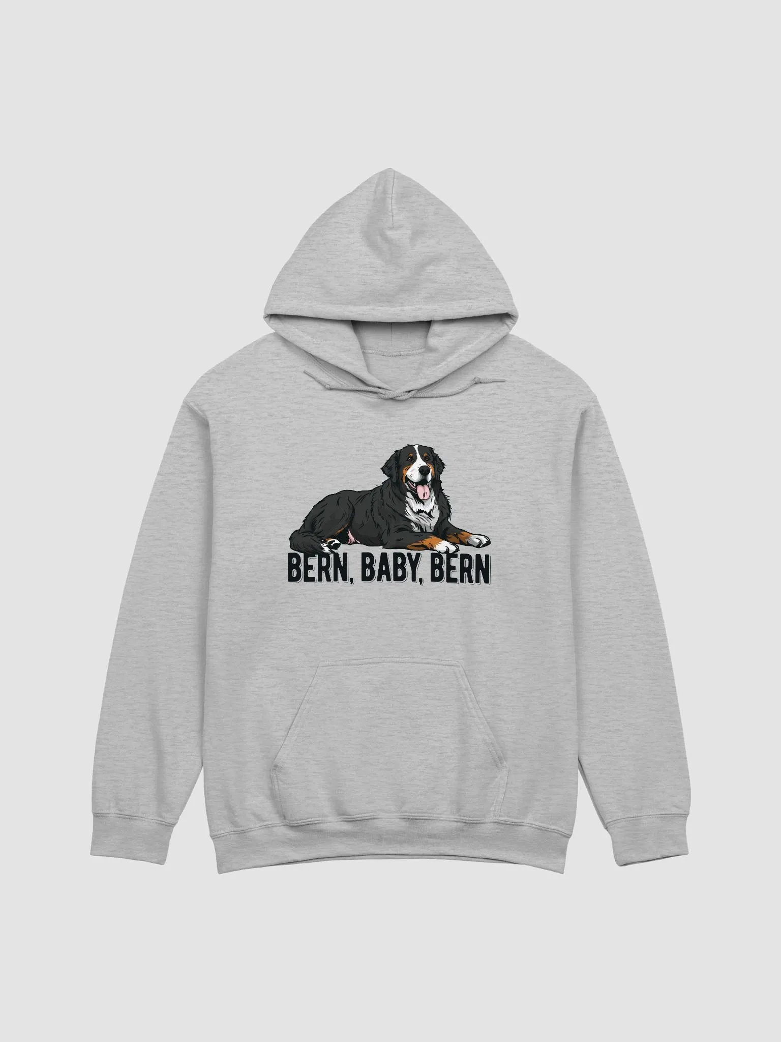 Bern, Baby, Bern Hooded Sweatshirt of a Bernese Mountain Dog | Funny Hoodie for Berner Paw-rents product image (26)