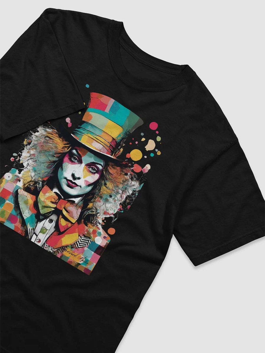 Mad Hatter:Vibrant Collage Portrait T-Shirt product image (1)
