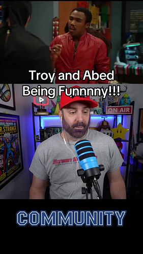 🎶 Troy & Abed Being funnnnny 🎶 #community #reaction #troyandabed #donaldglover