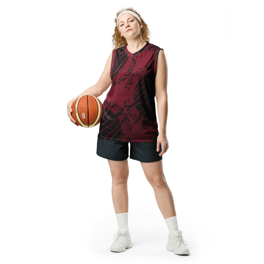 [ ITZJOEL44 ] RED/BLACK Basketball Jersey product image (8)