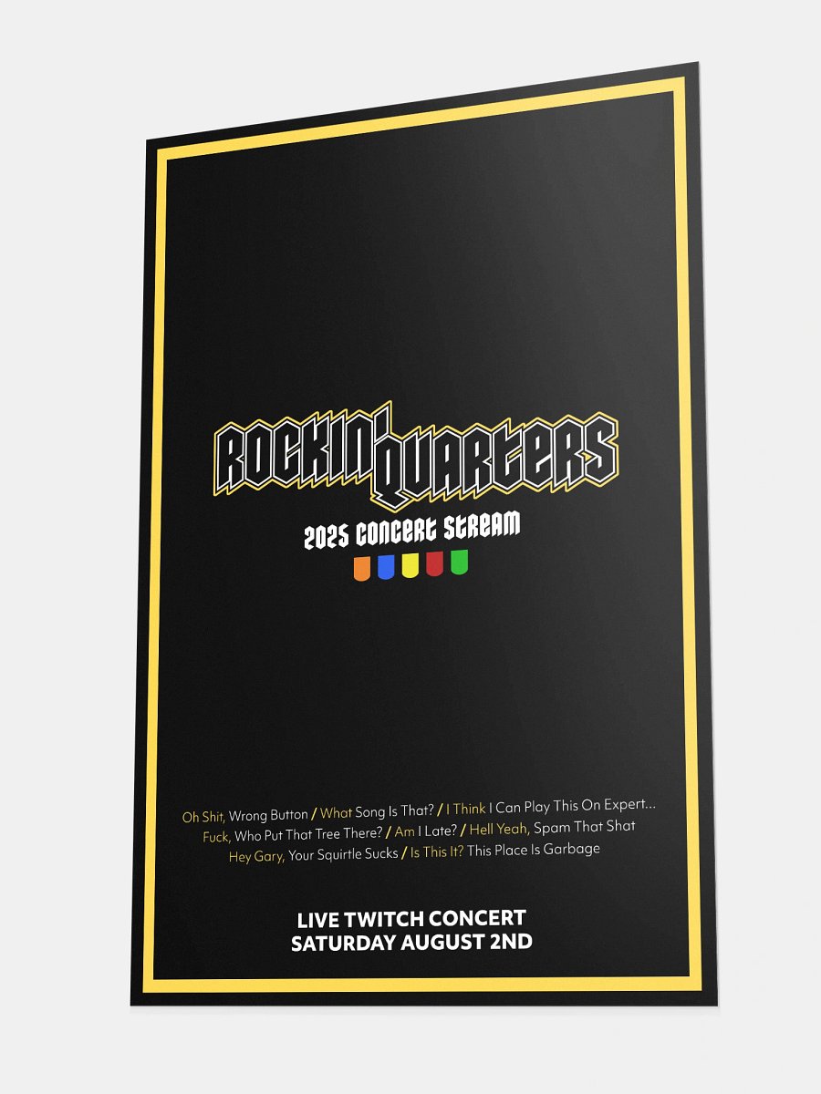 Rockin' Quarters 2025 Concert Poster! product image (2)