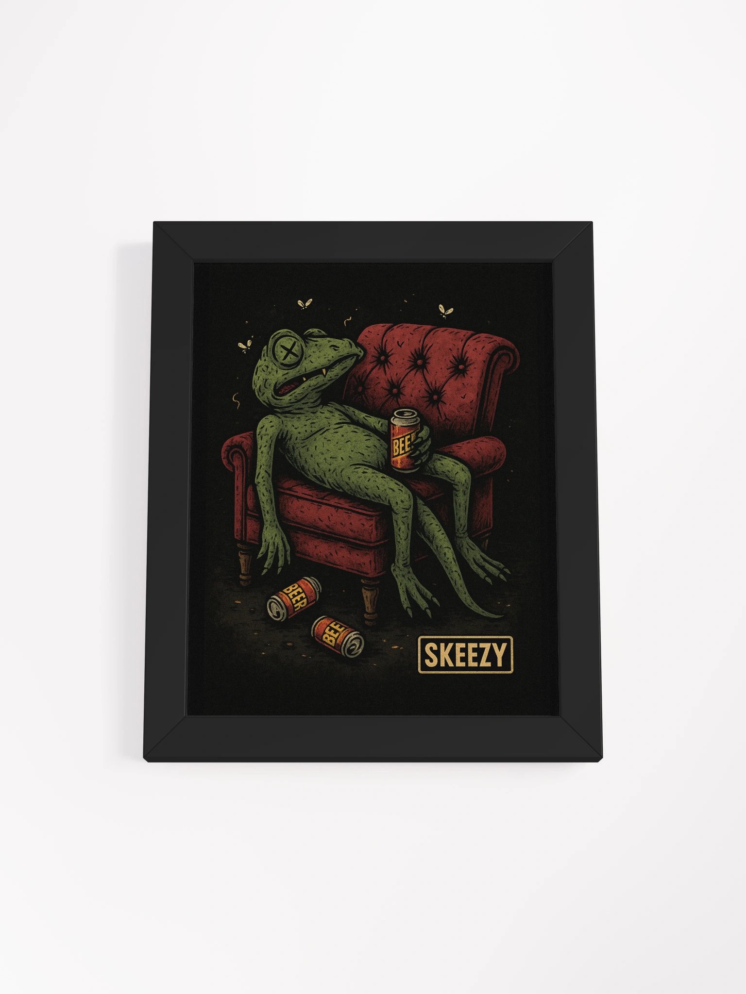 Passed Lizard Framed Poster product image (3)