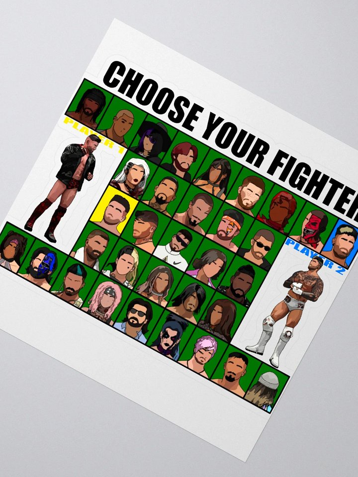 PEPW Choose Your Fighter MVH x Flynn Sticker product image (2)