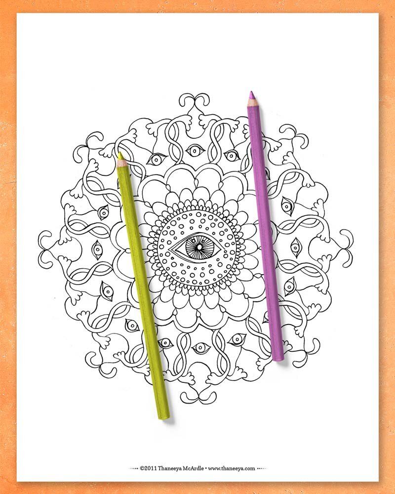 Mandala Coloring Pages product image (5)