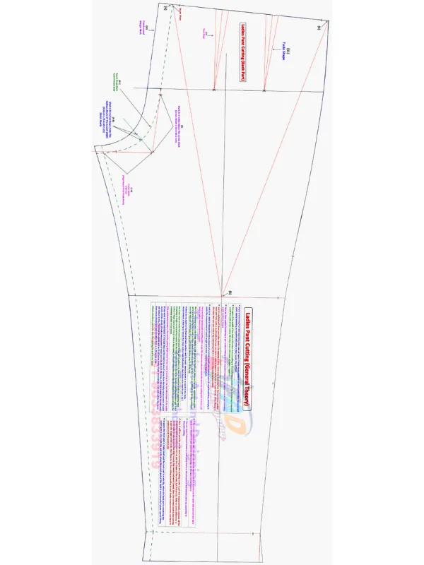PDF Pant, Salwar, Chudidar, Afghani salwar, Without belt salwar product image (1)