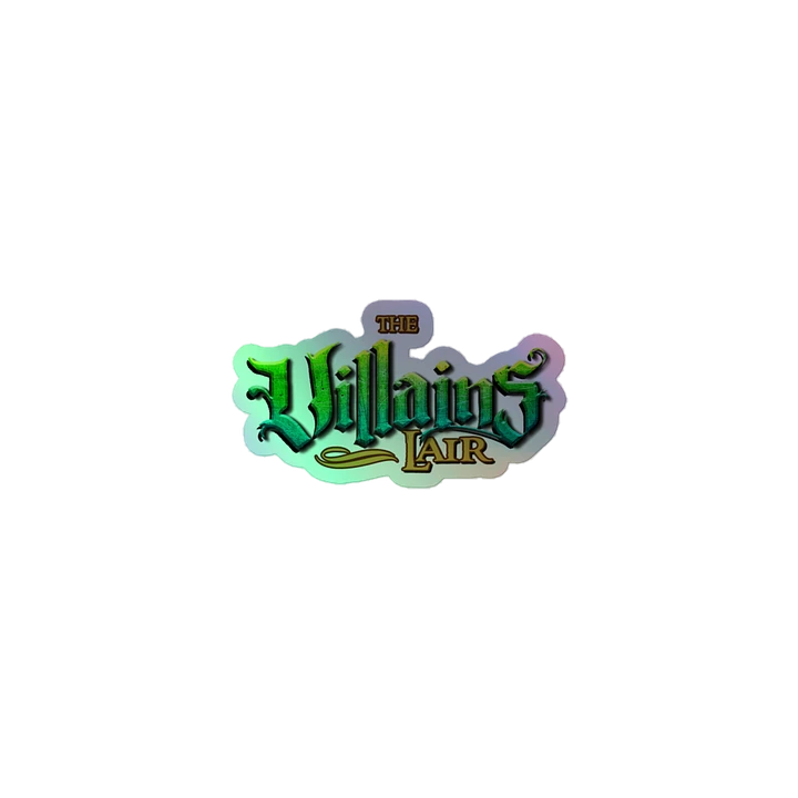 The Villains Lair Reflective Sticker product image (1)