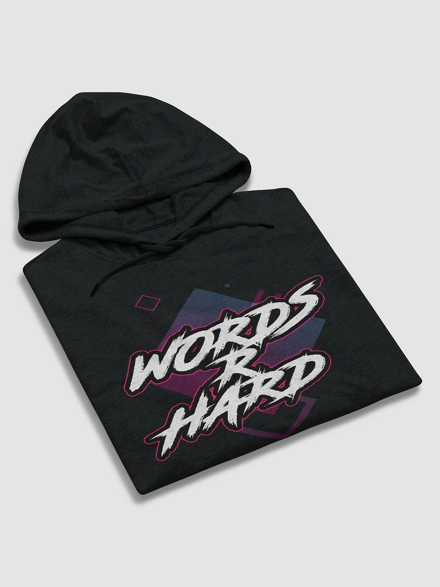 Words R Hard - Fitted Hoodie product image (11)