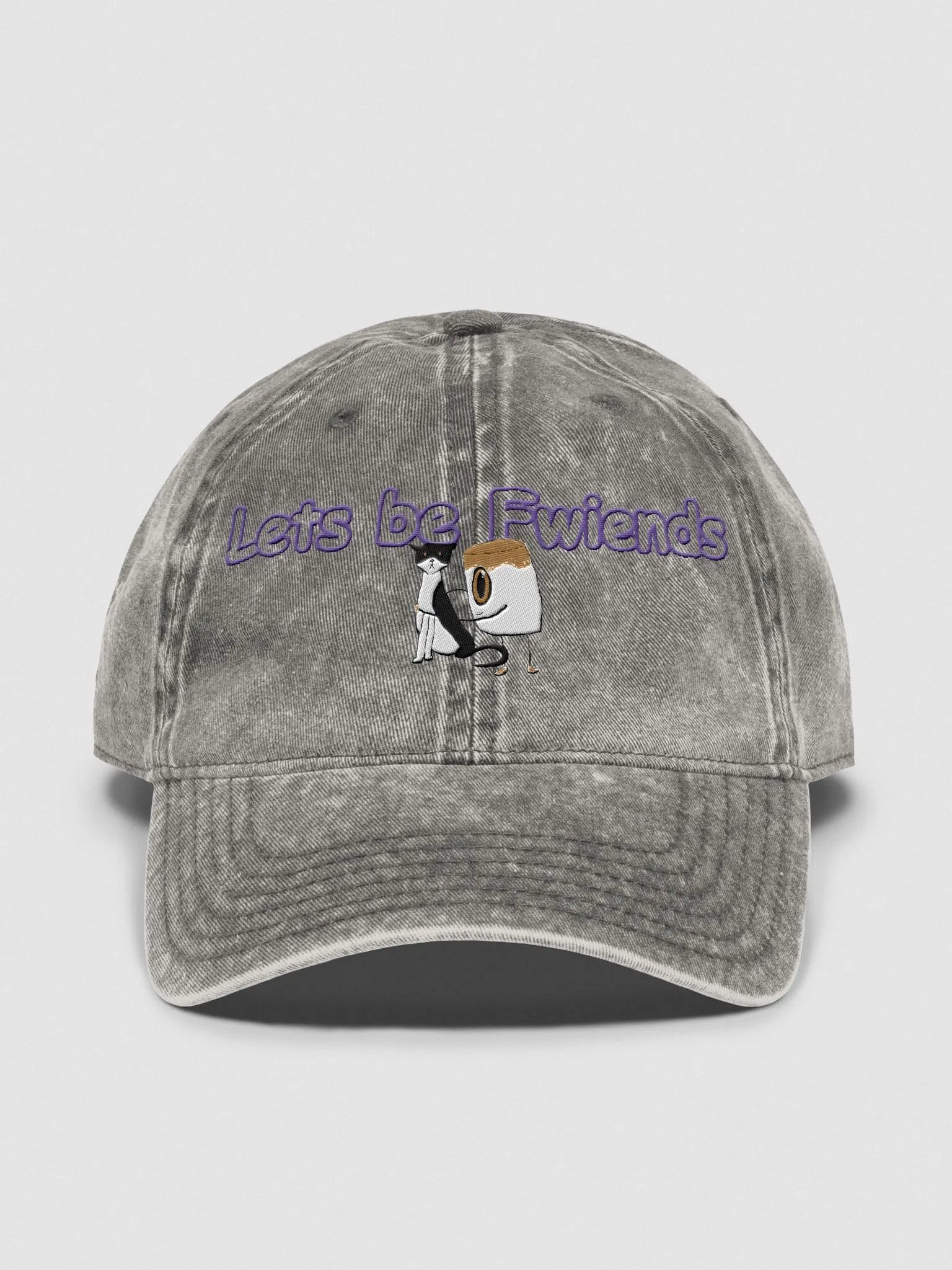 Lets Be Fwiends Faded Hat product image (20)