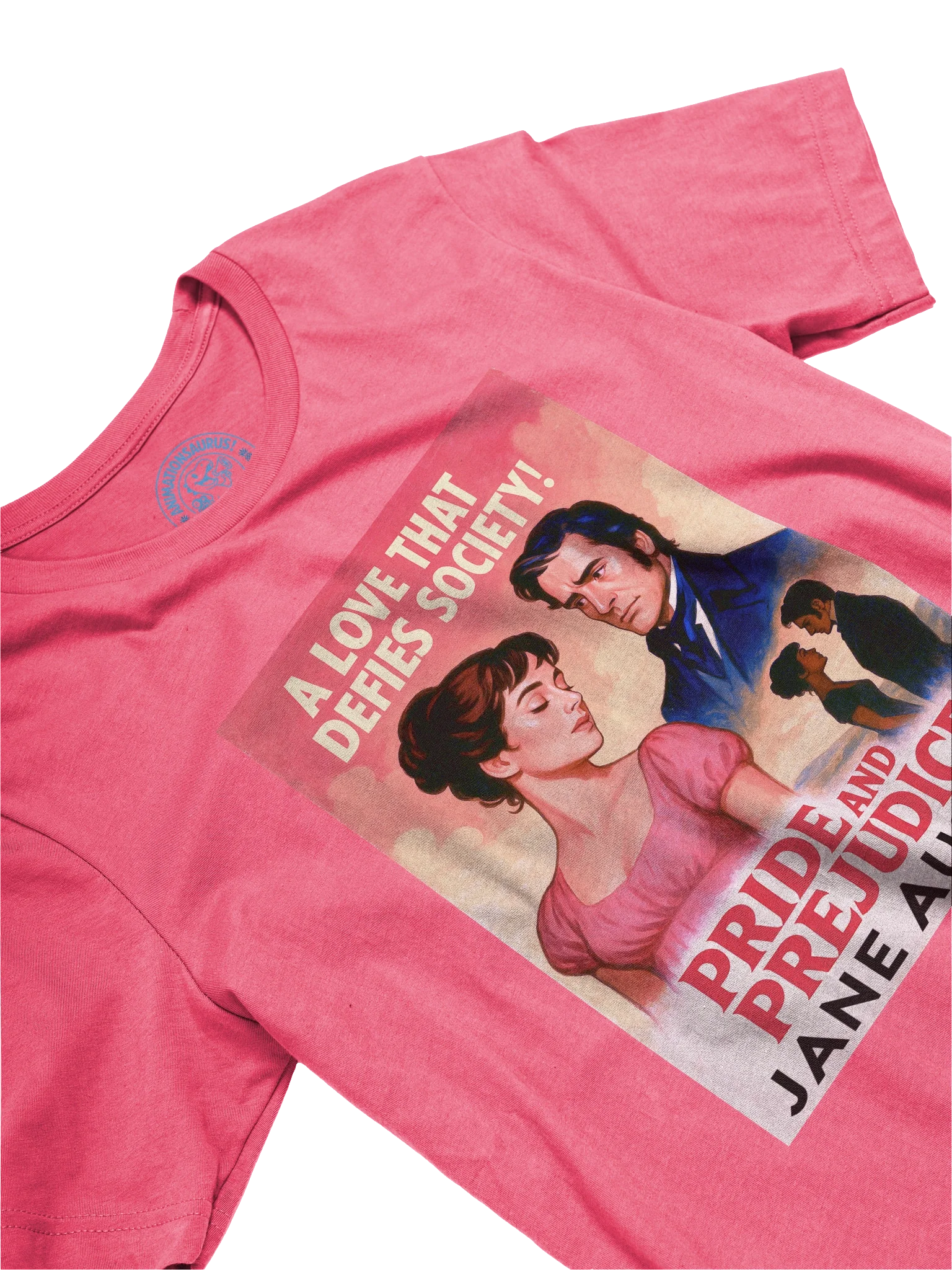 "Pride and Prejudice" 1950's Faux Retro Film Poster Jane Austen Concert Tee Fit Unisex T-Shirt product image (27)