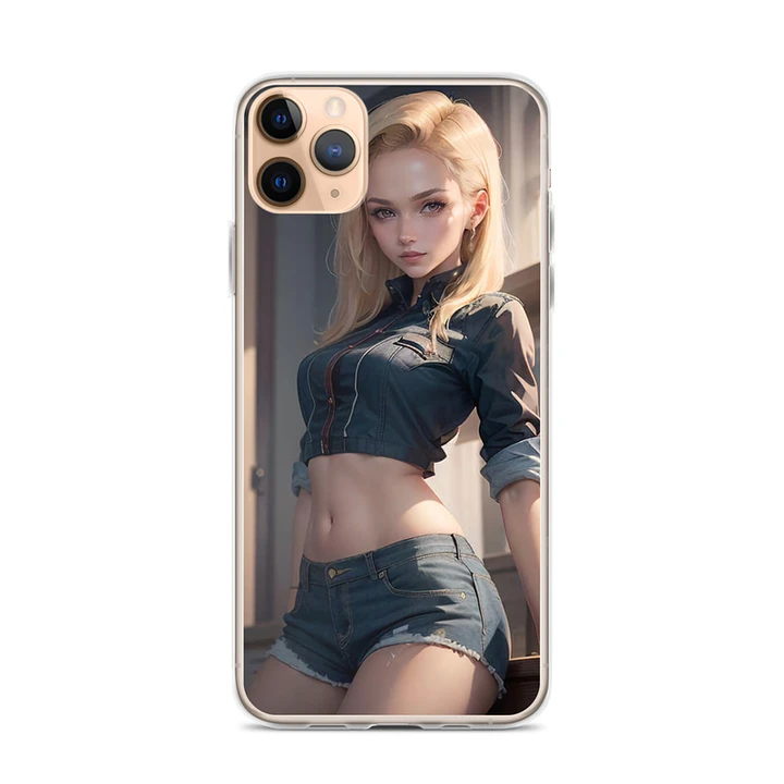 Android 18 Dragon Ball Inspired iPhone Case - Fits iPhone 7/8 to iPhone 15 Pro Max - Powerful Design, Durable Protection product image (1)