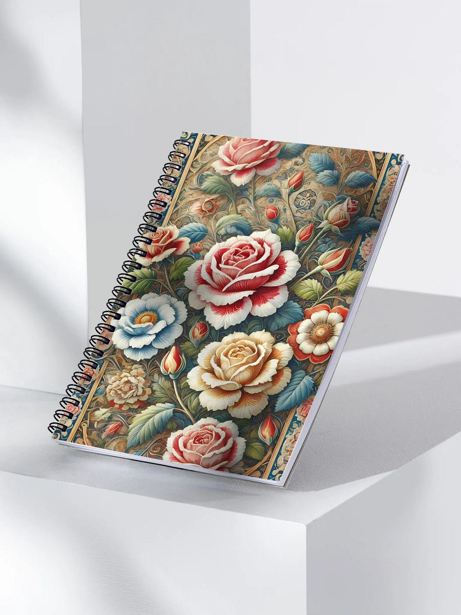 Royal Floral Spiral Notebook product image (3)