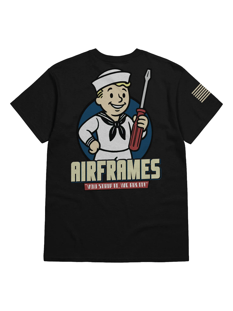 "AIRFRAMES: Strip it" Work Shirt product image (15)
