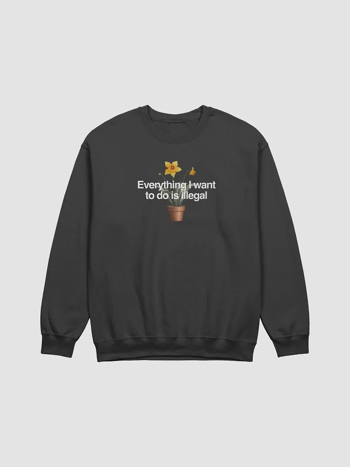 Everything I Want To Do Is illegal Sweatshirt product image (1)