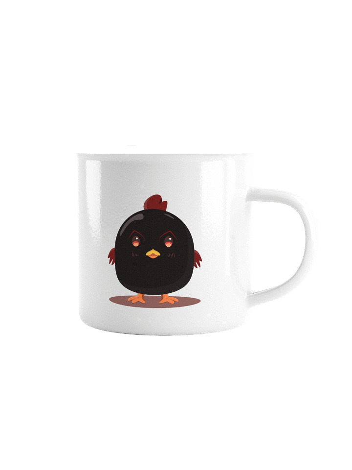 The Evil Chicken Enamel Mug product image (1)