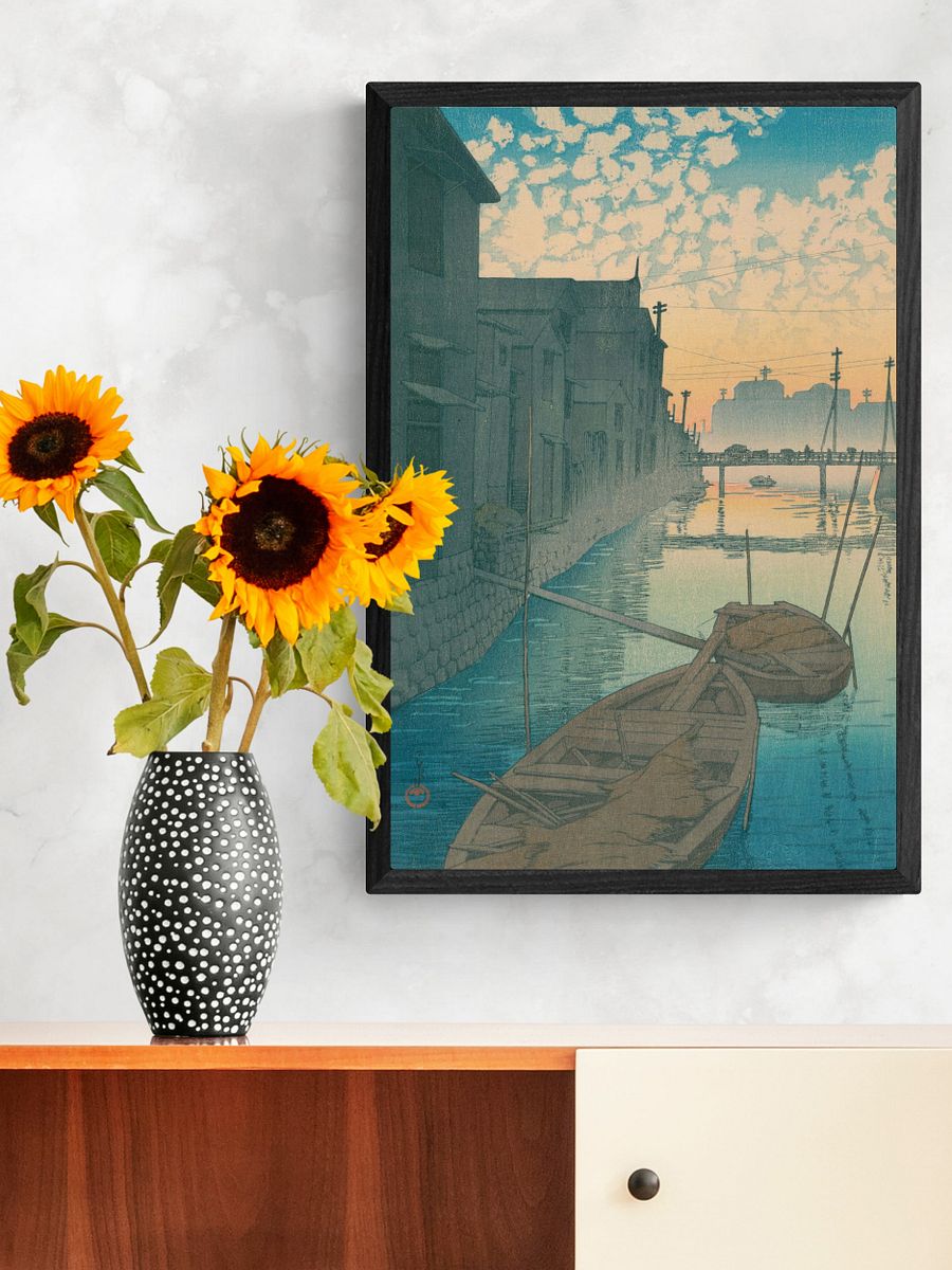 Dawn at Daikon Gashi Riverbank - Kawase Hasui product image (3)