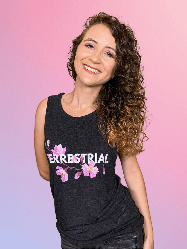 Terrestrial Blossom Ladies’ Muscle Tank product image (2)