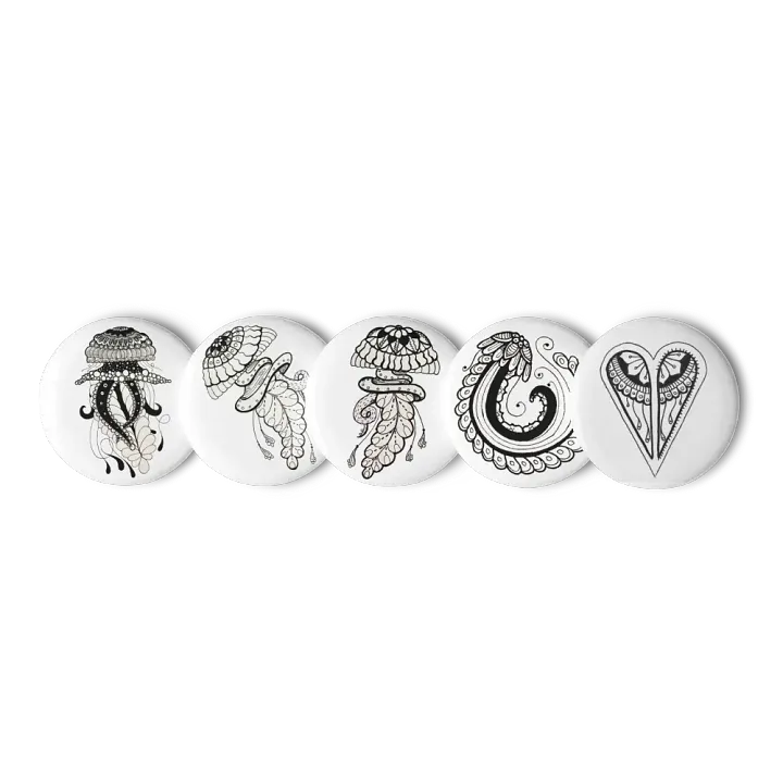 ElegantJellyfishPinButtonSet product image (3)