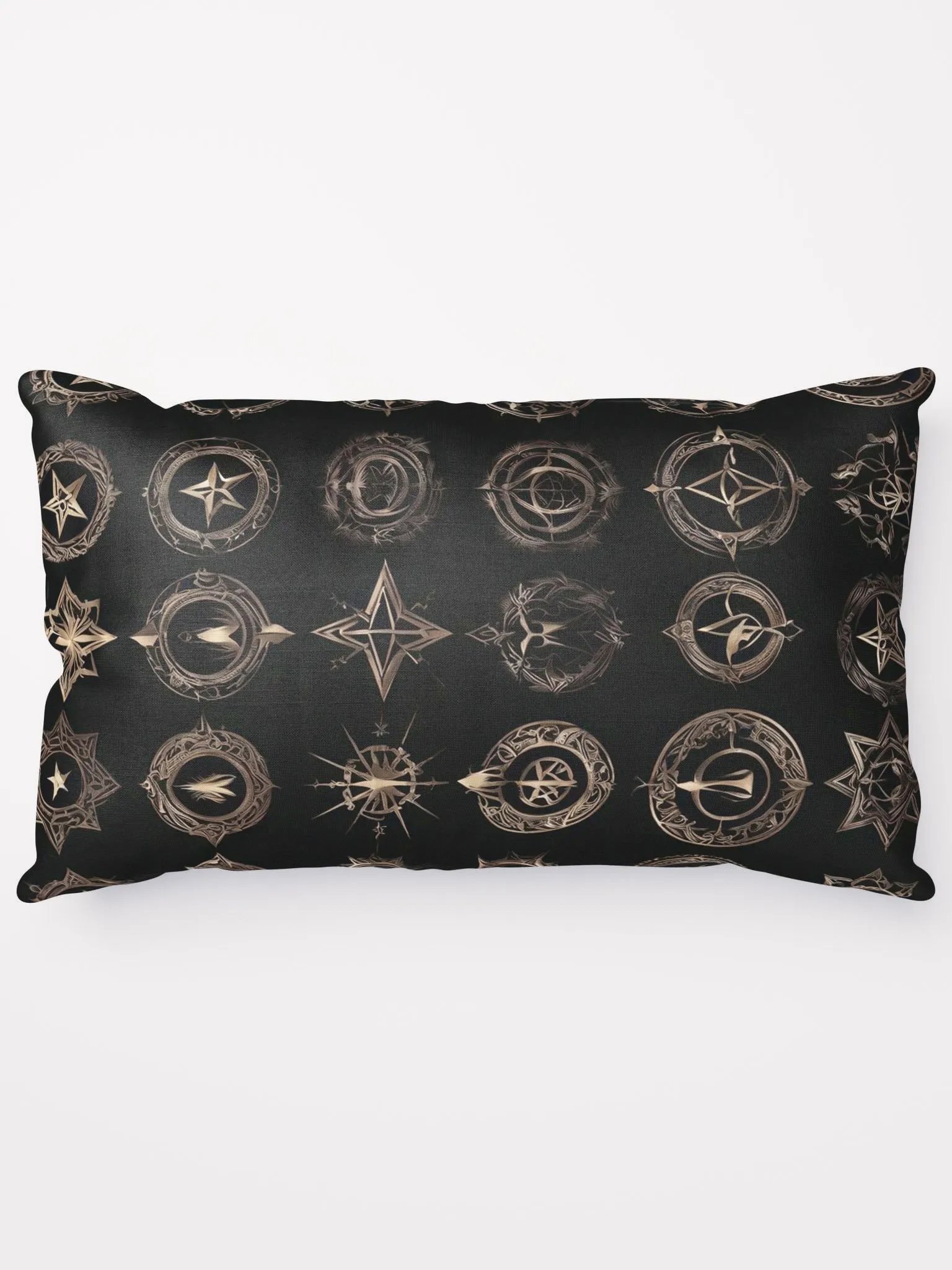 Black and Gold Symbology Cushion product image (5)