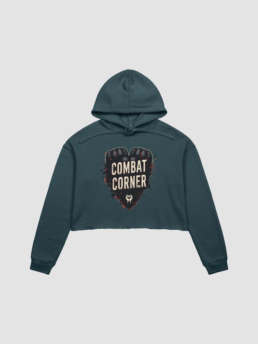 Combat Corner Fleece Crop Hoodie product image (1)