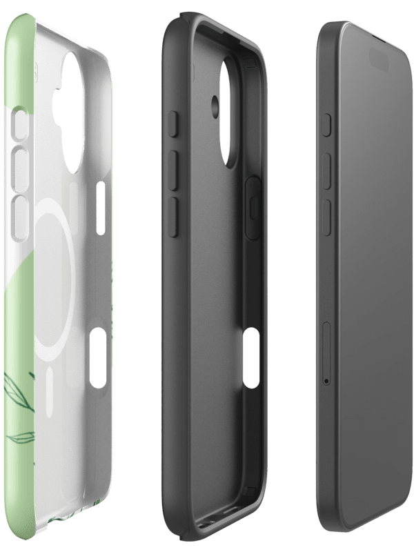 Stylish Tough iPhone Magnetic Cases with Leaf Design, iPhone Protection Cases, Greenery iPhone Covers, Eco-Friendly MagSafe® iPhone® Tough Case, iPhone 14, iPhone 15, iPhone 16, Pro, Pro Max, Plus.. product image (13)