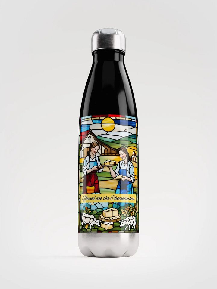Blessed are the Cheesemakers 17oz Stainless Steel Water Bottle #04 product image (2)