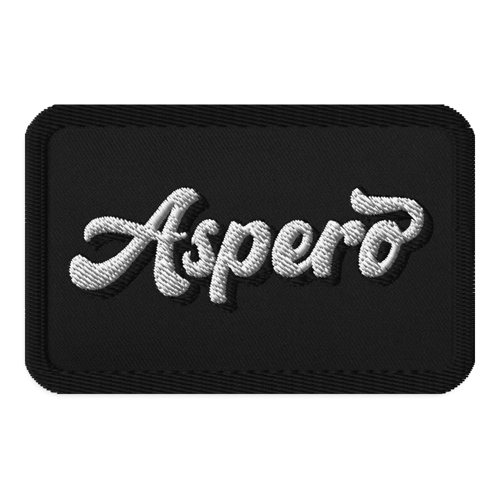 Aspero Elegance Embroidered Patch product image (1)
