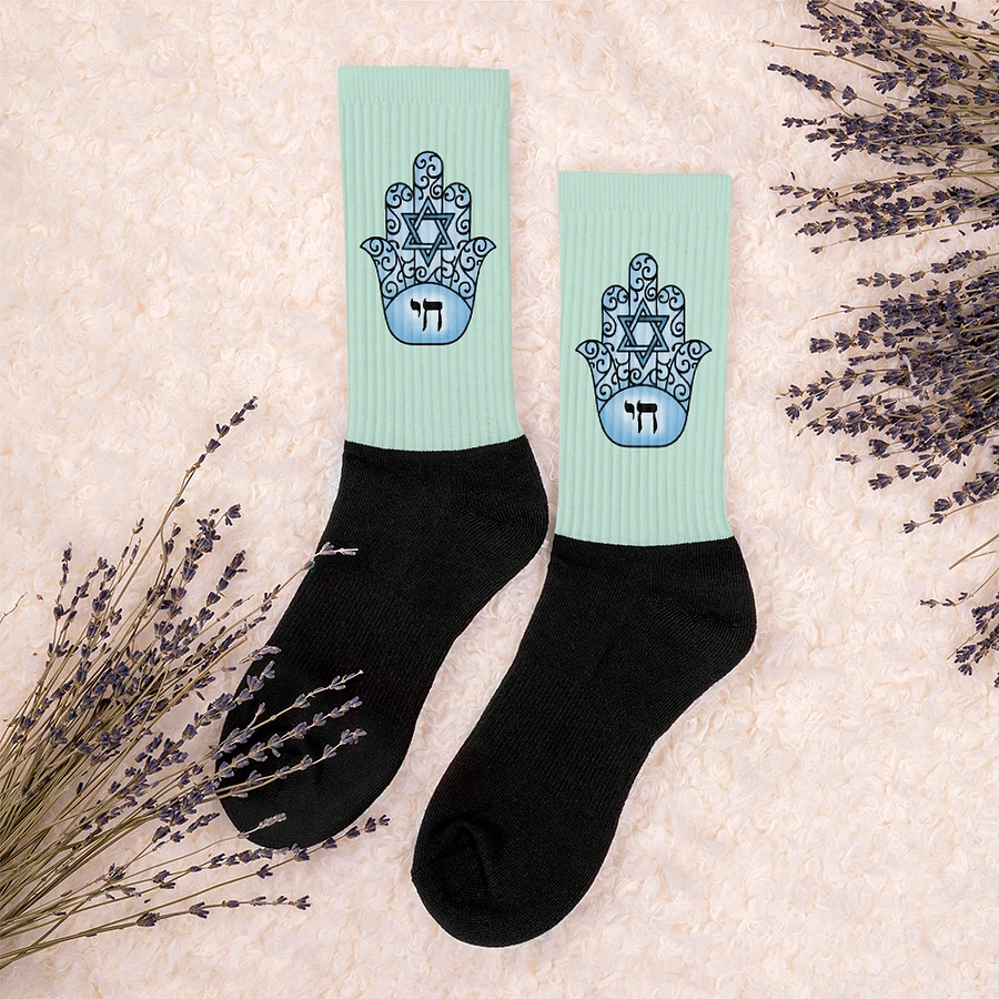 Chai Socks- Hamsa in Blue product image (4)