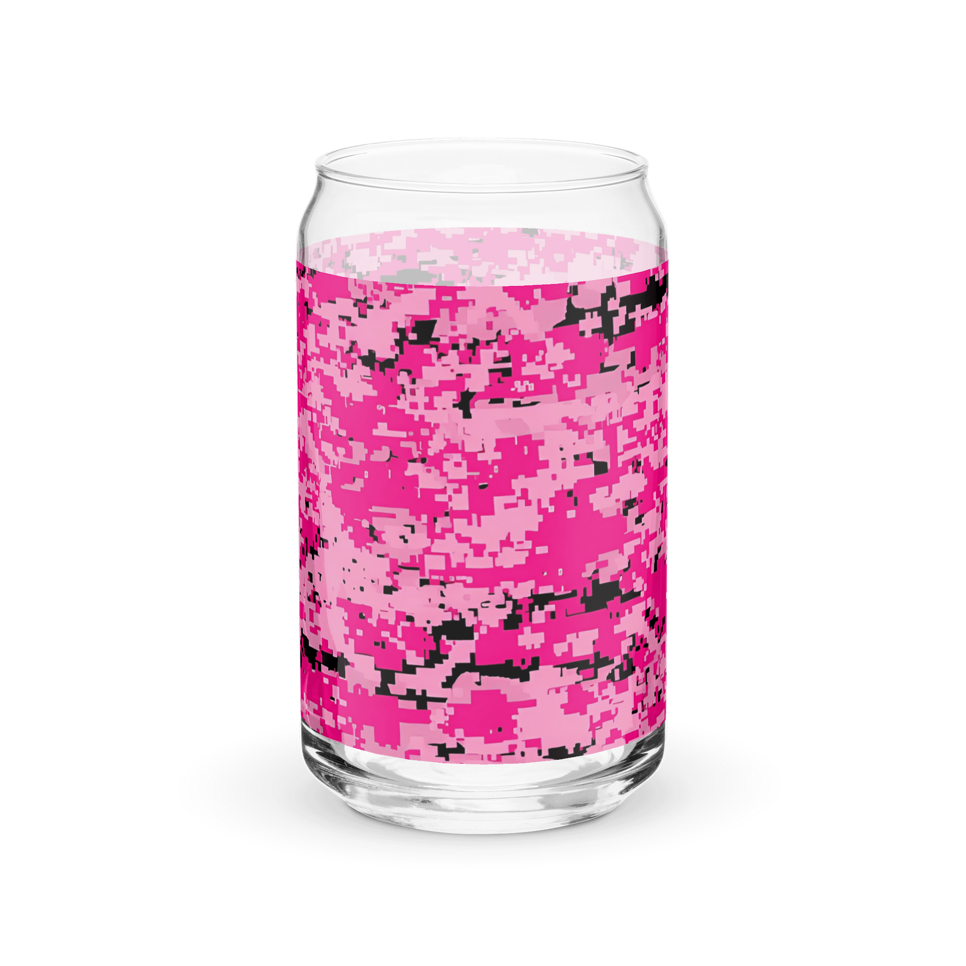 Pixel Pink Glass: Can-Shaped Elegance product image (7)