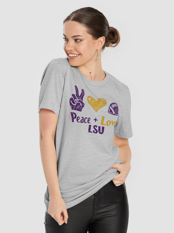 Peace + Love LSU Graphic Tee product image (2)