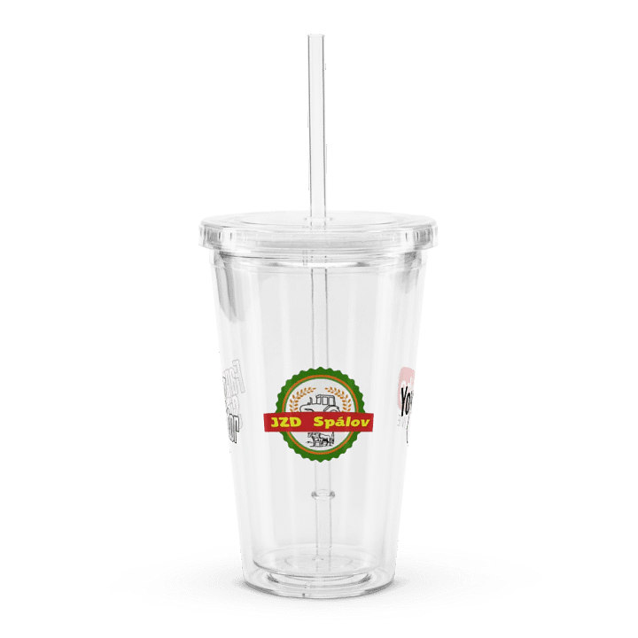 Průhledný plastový pohárek s dvojitou stěnou Spálov product image (1)