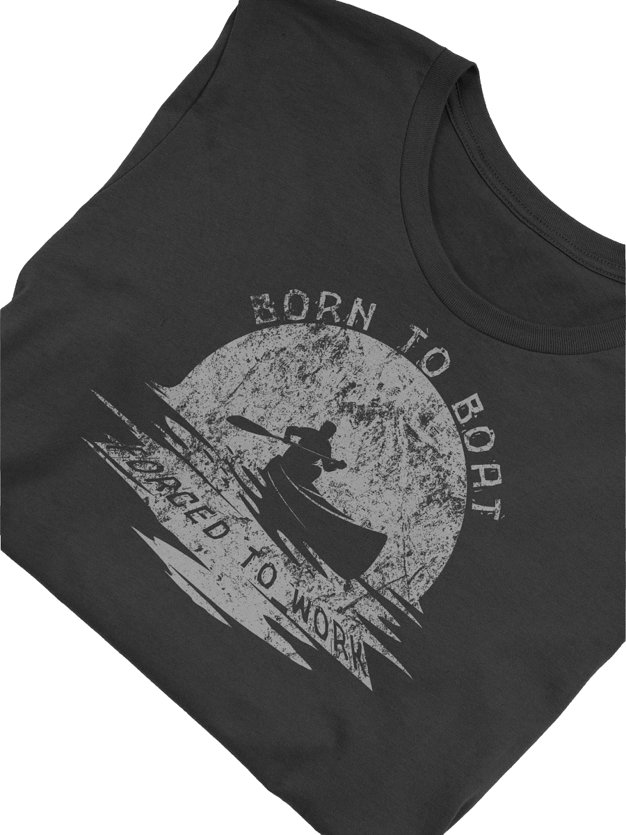 Born to Boat Forced to Work T-Shirt | Paddling Sunset Tee product image (48)