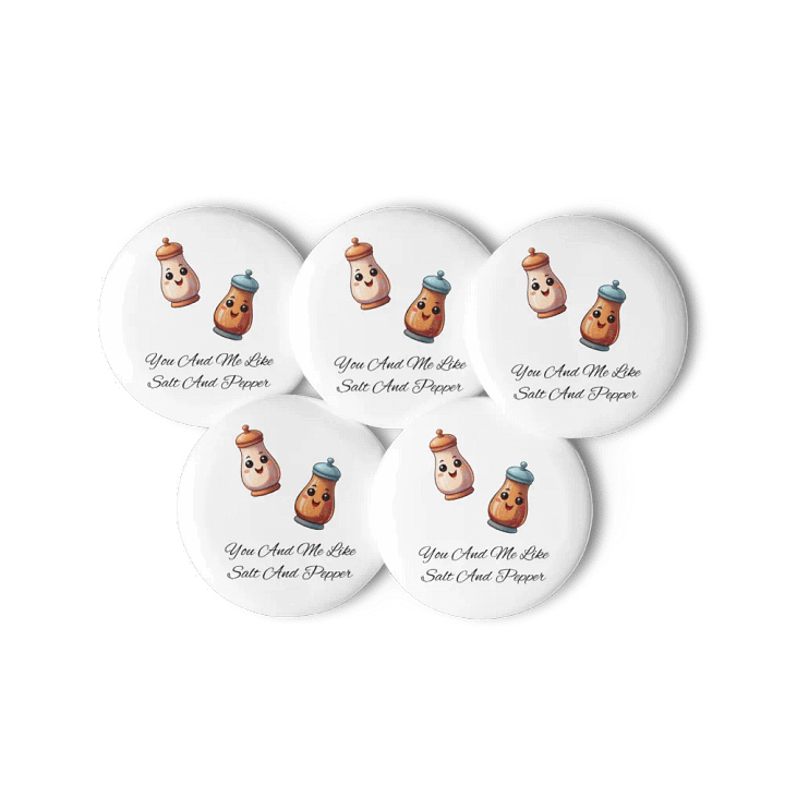 You And Me Like Salt And Pepper Pins product image (3)