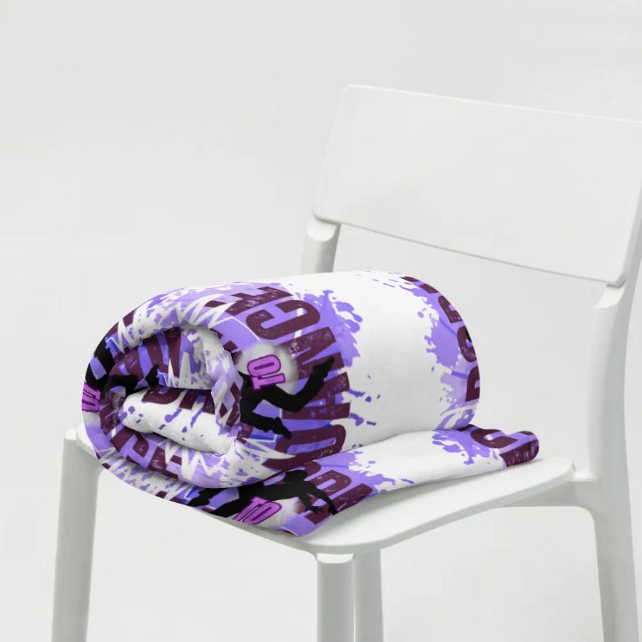 Born to Dance His Silhouette Throw Blanket product image (19)