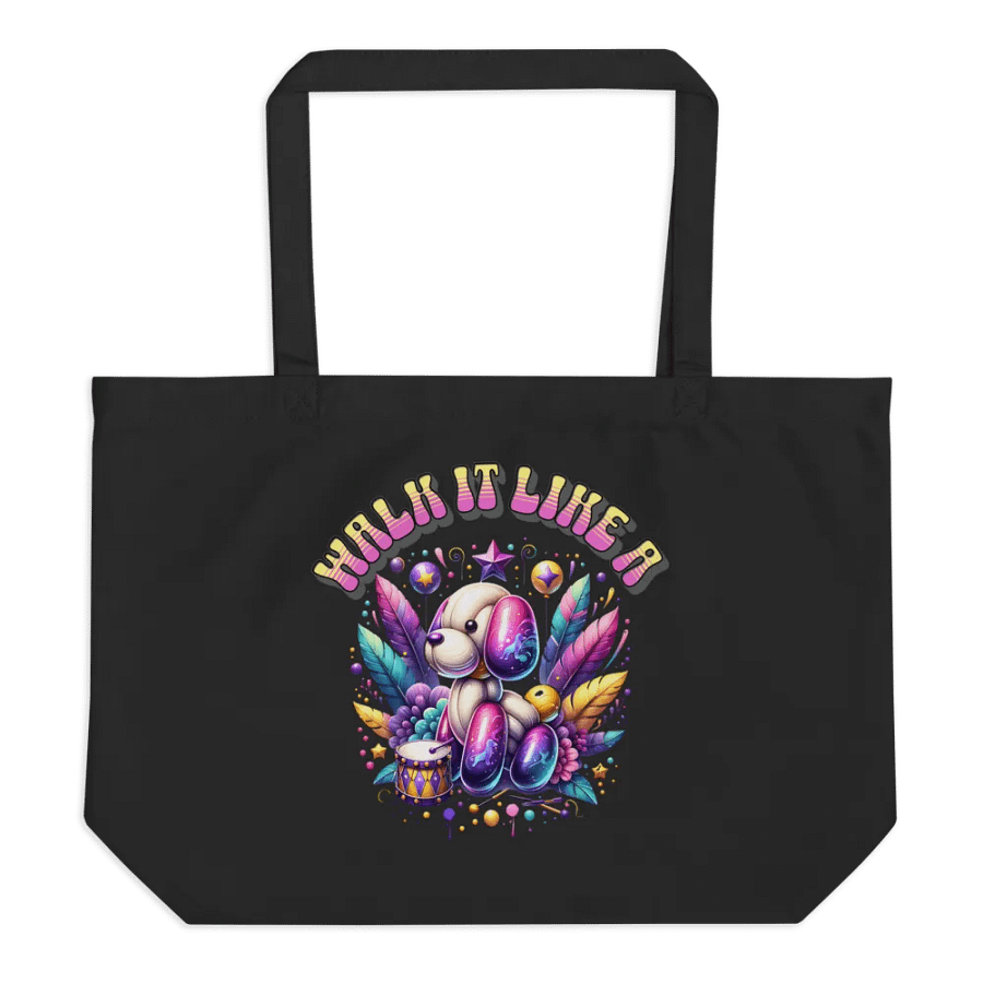 Walk It Like A Dog Whimsical Tote Bag product image (1)