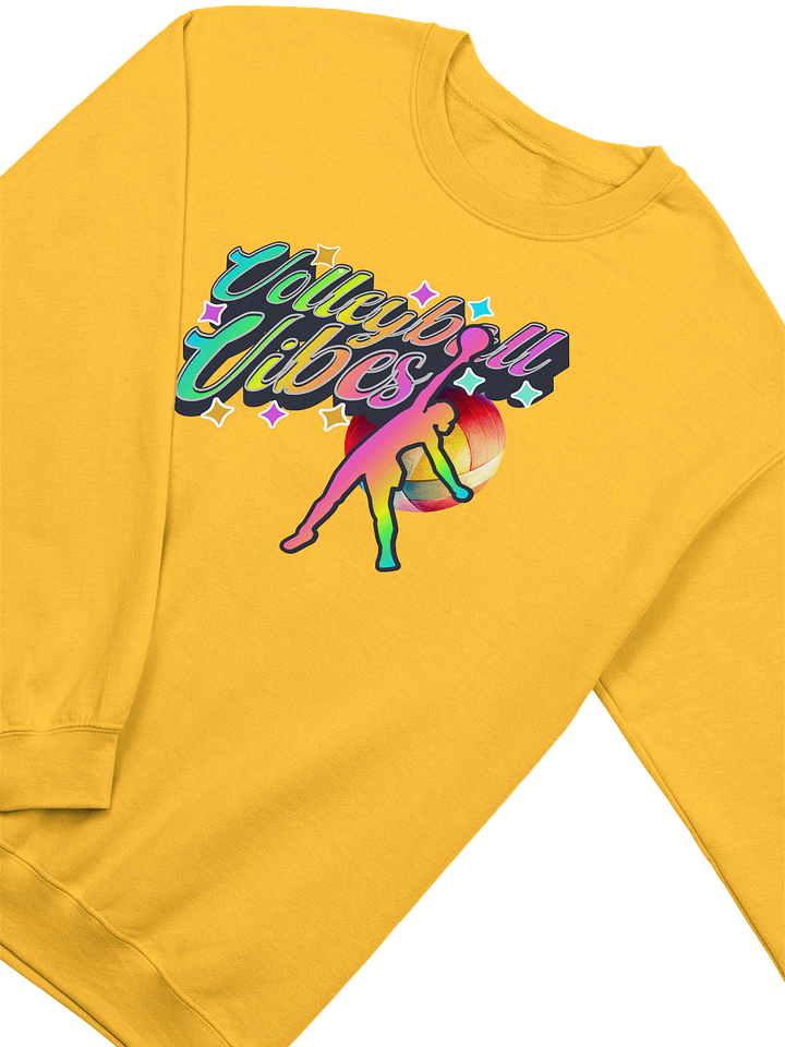 Volleyball Vibes Female Vibrant Sweatshirt product image (2)