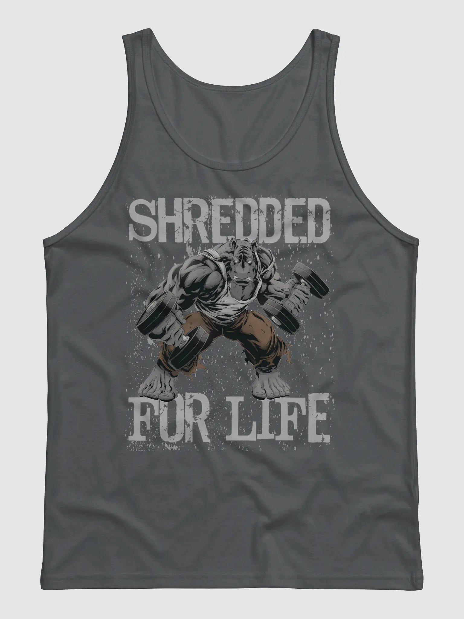 Shredded For Life Bodybuilder Workout Fitness Coach Gym Trainer T-shirt product image (3)
