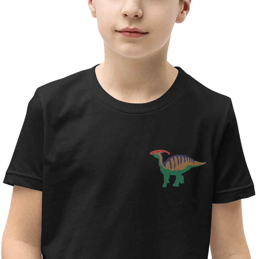 Parasaurolophus Embroidered Youth T-Shirt product image (4)