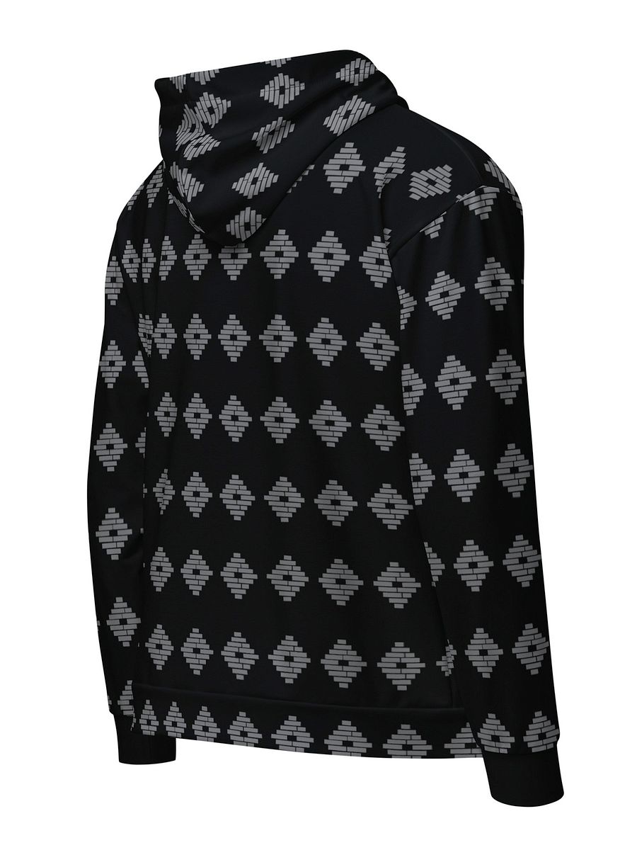 Powered by the People Zip Hoodie (Black/Gray) Image 2