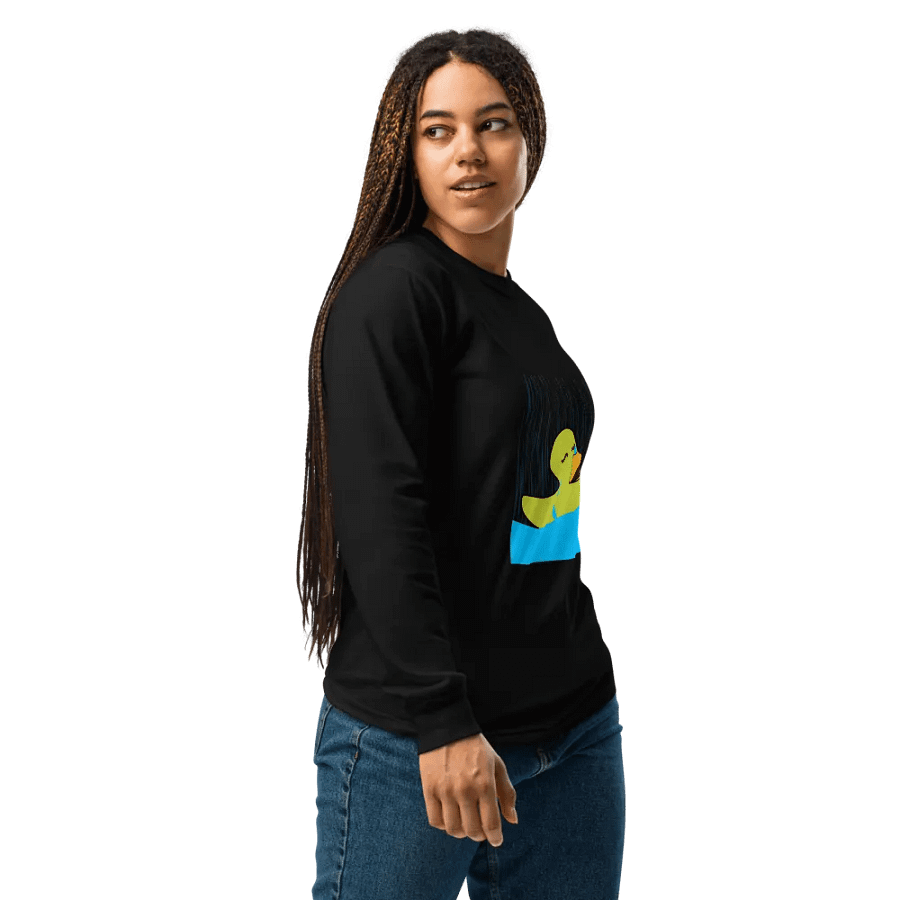 Quackers Cry Comfort Colors Unisex Garment-Dyed Heavyweight Long Sleeve Shirt product image (5)