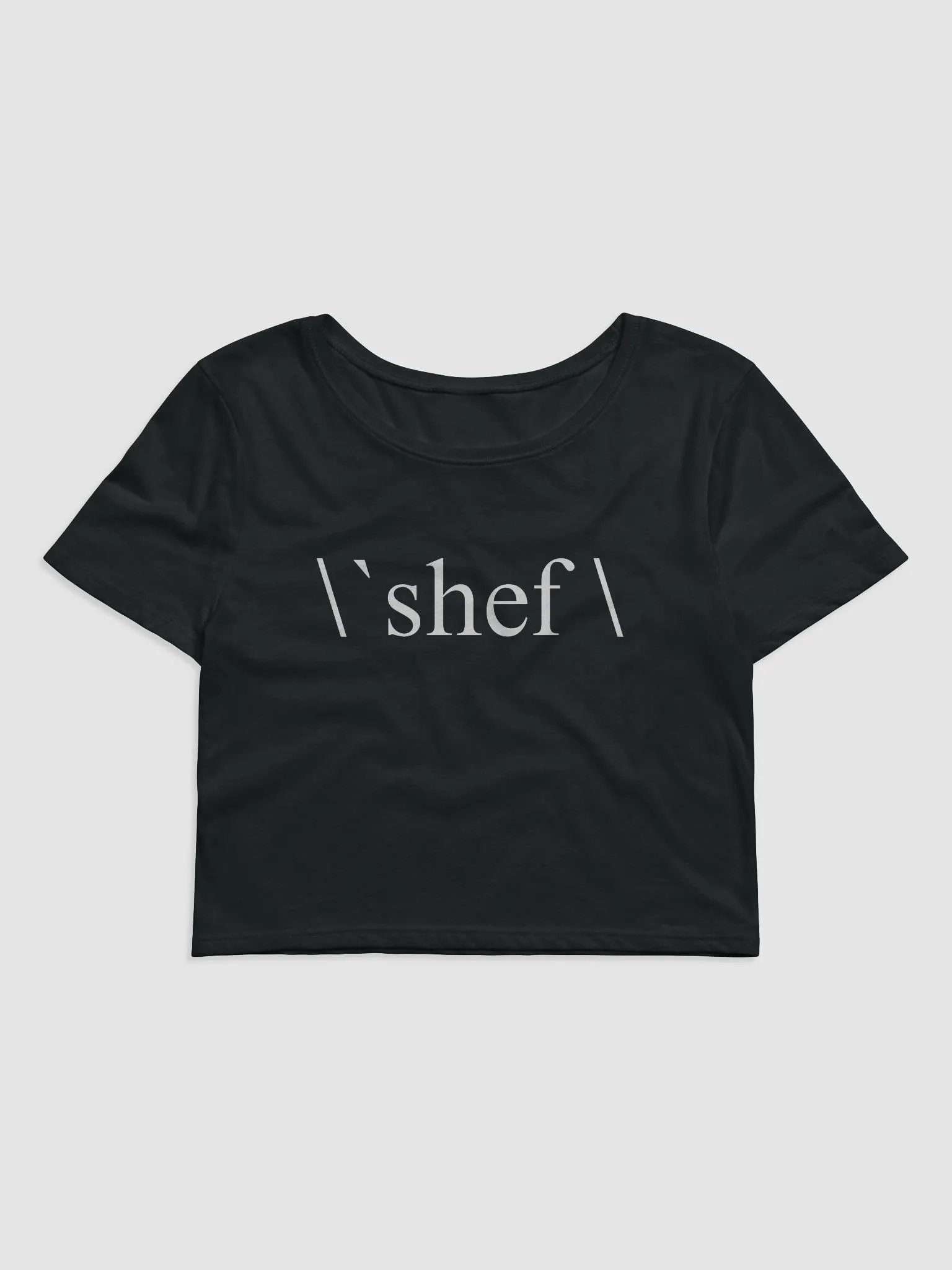 SHEF Logo Crop Tee product image (2)