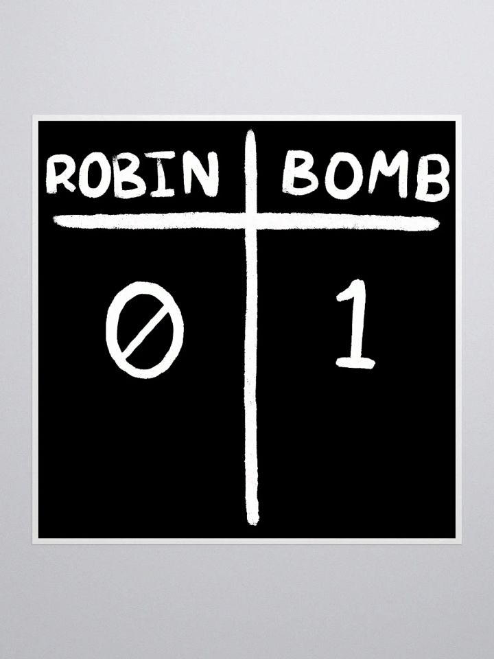 Robin 0 | Bomb 1 Sticker product image (1)