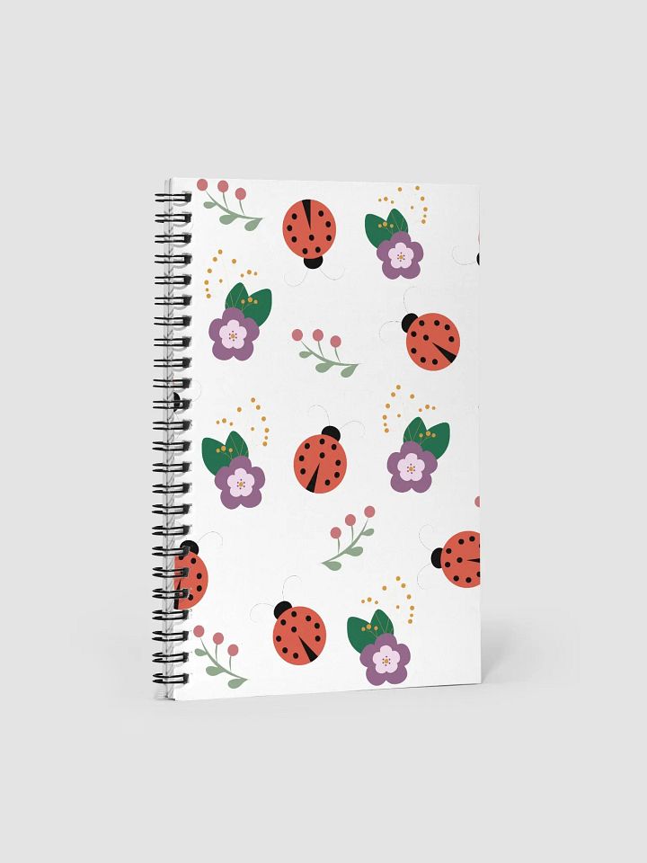 Ladybug Garden Spiral Notebook product image (1)