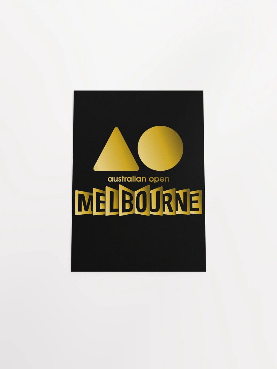 Golden Logo Australian Open Matte Poster product image (45)